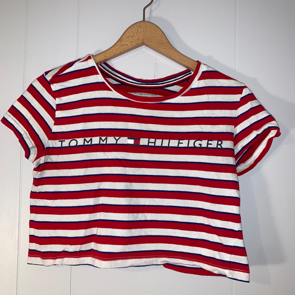 Tommy Hilfiger striped crop top